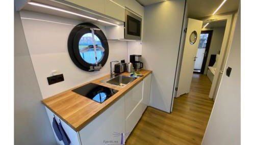 Hausboot Fjord Vela mit Biosauna in Barth - Photo 4