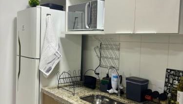 Studio Home Office Completo Cama Queen e Ar Condicionado Vista Panorâmica - Foto 5, stove, toaster