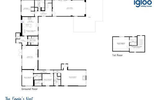 The Eagle's Nest - large house with hot tub and sauna - Foto 55