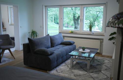 Apartment Ferienwohnung mit Grünem Blick Terrasse & Neu saniert Bordinghaus 24h Check-In in Freudenberg am Main - Foto 61