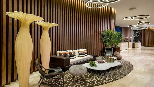 Zona de estar del vestíbulo