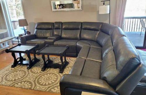 Lakefront Home Dock Covered Deck Fire Pit Dogs OK - Foto 8