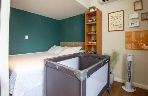 Studio perto da praia MAR, ar condicionado, estacionamento - Foto 17