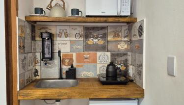 Studio Privativo prox Centro, Praia Clube, c Ar condic e c Garagem - Foto 2, stove, minibar