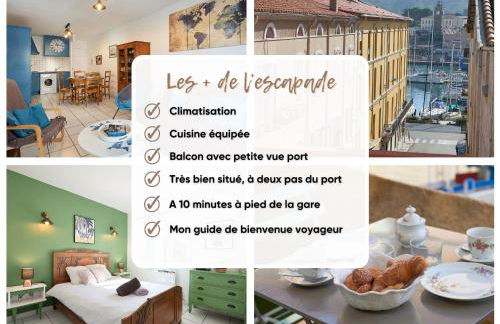 L'escapade, Port à 200m, climatisation et balcon - Foto 2