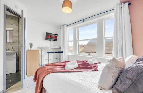 Bright 2D Studio in Longton Near Alton Towers with Smart TV and Self Check-In - Foto 18