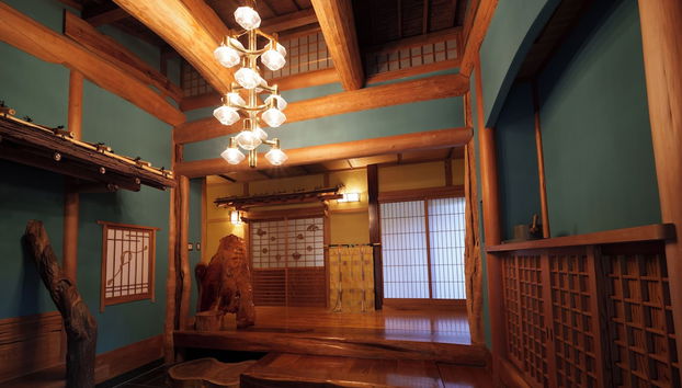 Yufuin Geihinkan Torigoebettei - Foto 4, Entrada interior
