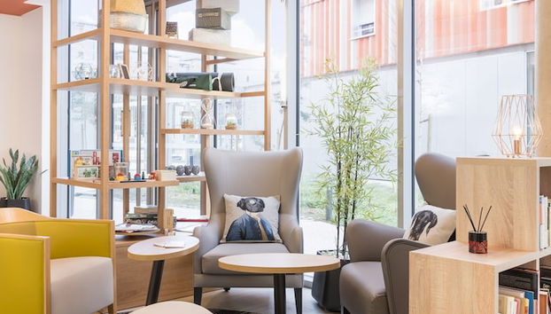 Zona de estar del vestíbulo