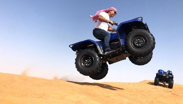 Safari mattutino nel deserto con quad - Foto 4, Conducente autonomo in quad nel deserto di Dubai