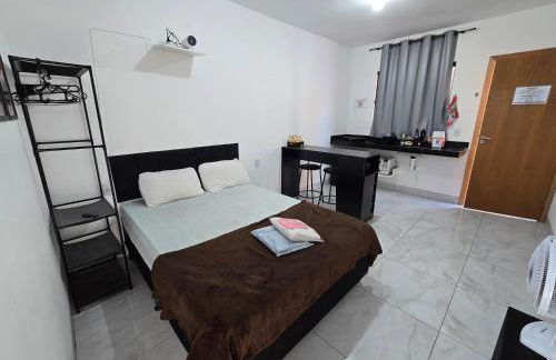 Flat completo a 9 minutos do centro de Aparecida - Foto 1