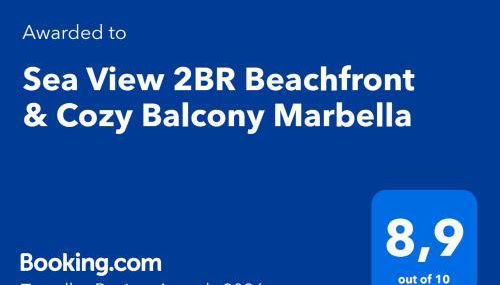 Sea View 2BR Beachfront & Cozy Balcony Marbella - Photo 2