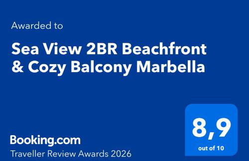 Sea View 2BR Beachfront & Cozy Balcony Marbella - Photo 2