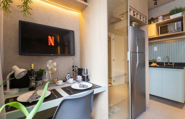 Apartamento moderno com piscina e AC - Foto 7