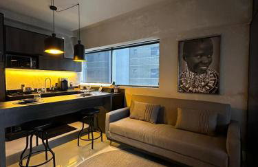 Studio 406 no Centro Cívico com Piscina Aquecida, Academia, Sauna e Garagem - Foto 22