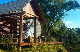 Chalé Romantico a 20km de Curitiba com banheira - Foto 10