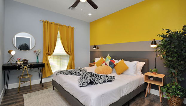 Cozy Retreat Near NRG Stadium, Free parking, Wi Fi - Foto 4, Habitación