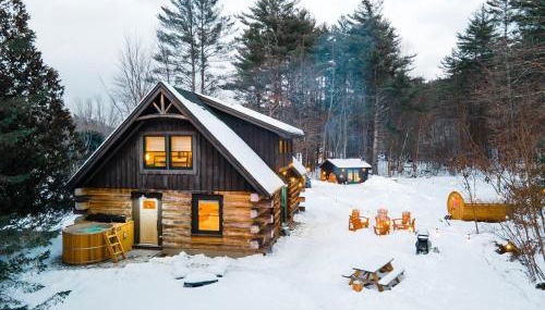 Private Adirondack Log Cabin, Hot Tub, Sauna & Swimming Hole, near Whiteface - Foto 4