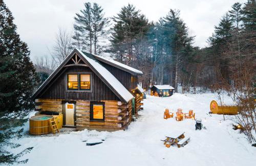 Private Adirondack Log Cabin, Hot Tub, Sauna & Swimming Hole, near Whiteface - Foto 4