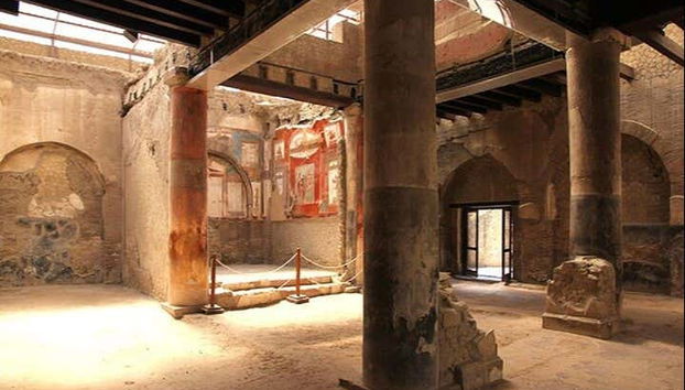 Maisons décorées à Herculanum