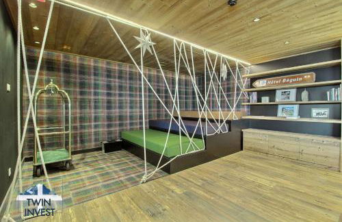 ARC 1600, LE RIDGE, Appartement 07 personnes Vue Montagne - ski aux pieds - Sauna, Hammam, Piscine, Salle de salle de sport-fitness - Foto 40