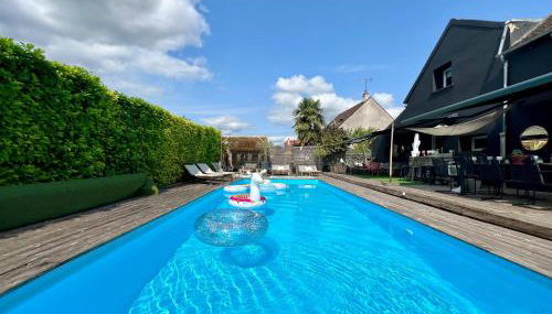 La Villa d'ElodibiZa, 45mn de Paris en train avec piscine ! - Foto 4, sunbed