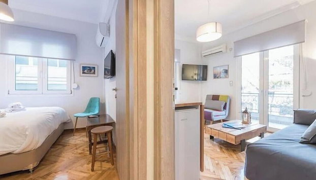 Adelos Central City Apartment Acharnon In Athens - Foto 3, Habitación