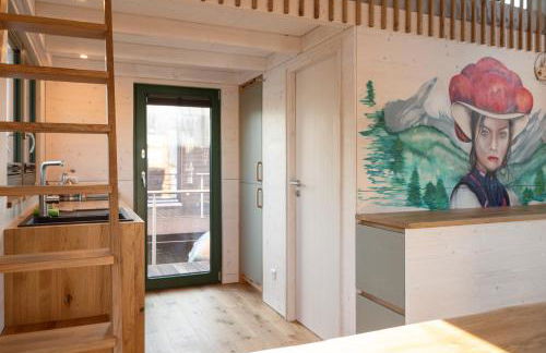 Tiny Hausboot Schwarzwald Maidle mit Dachterrasse und Kamin - Foto 13