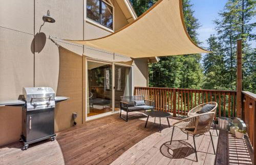 Redwood Oasis - Luxe Santa Cruz Cabin with Hot Tub - Foto 22