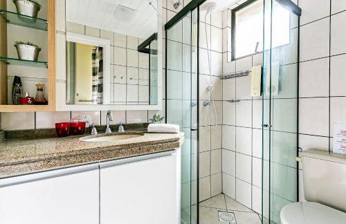 Apto com sacada e churrasq 260m Praia Brava COI302 - Foto 14