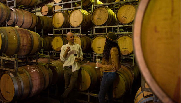 In una cantina di Margaret River