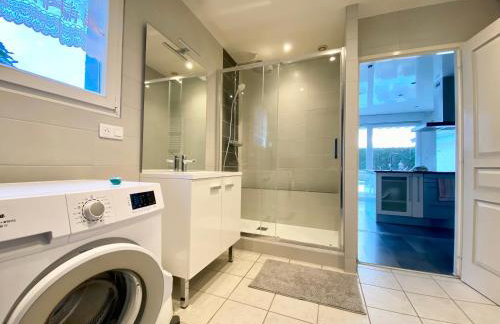 Villa 200m2 avec PISCINE chauffée & SPA & sauna & kota-grill - Foto 26