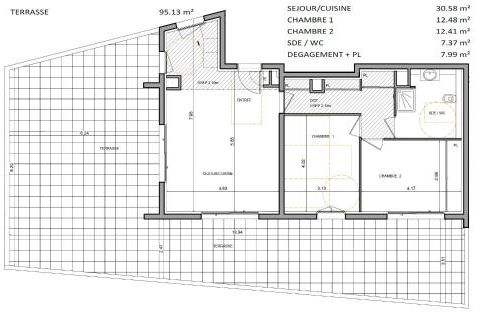 Monaco view, pool, garage, 100 m2 terrace - Foto 21