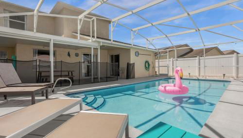 Amazing Blue Private Pool 4BR House Near Disney - Foto 3, sunbed