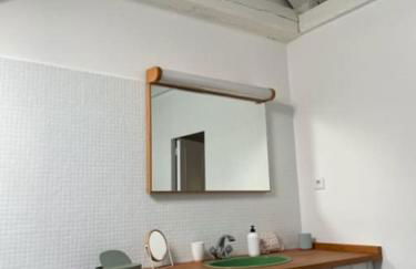 Grande chambre indépendante, charme, calme sur jardin, Nantes centre, accès privé par escalier de l'immeuble, sdb & wc privés, 10 minutes gare et palais des congrès - Foto 12