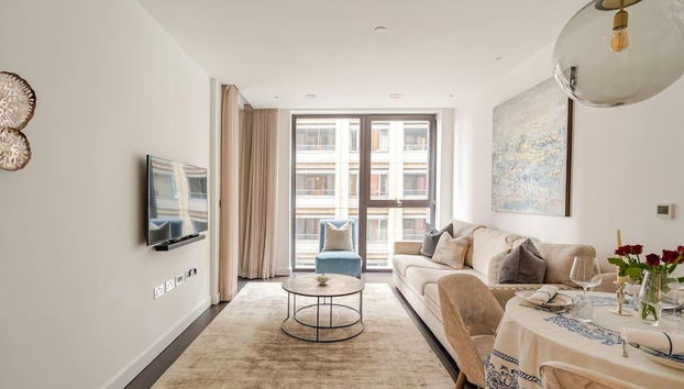 Luxury Riverfront Retreat in London - Foto 5, Zona de estar