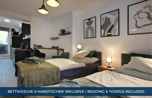 RtR Essen - Für bis zu 2 Personen - Voll ausgestattet - Balkon - Zentral Limbecker Platz - Messe - Uniklinikum - Smart TV - Modern - Photo 7