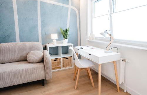 BellaBene modernes Studioapartment in zentraler Lage mit Balkon, Arbeitsplatz, Parkplatz - Foto 5