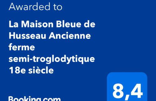 La Maison Bleue de Husseau Ancienne ferme semi-troglodytique 18e siècle - Foto 37