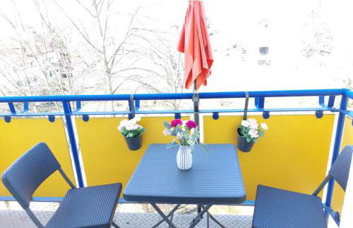 Helles Apartment mit Balkon am Großen Garten nahe Stadtzentrum - Foto 27