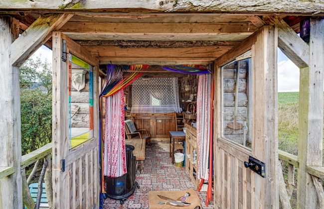 2x Double Bed - Glamping Wagon, Dalby Forest - Foto 9