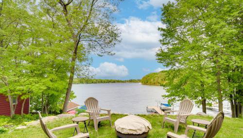 Wisconsin Vacation Rental with Fire Pit on Long Lake - Foto 2