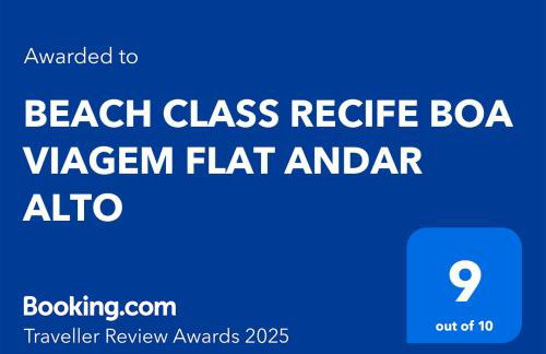 BEACH CLASS RECIFE BOA VIAGEM FLAT ANDAR ALTO - Foto 47