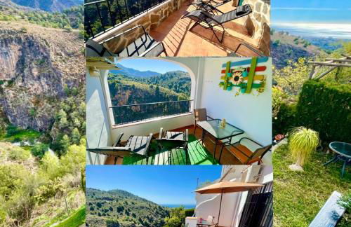 Apartamentos Axarquia , Frigiliana, terraza privada con vistas a la montaña rio y al mar - Photo 1