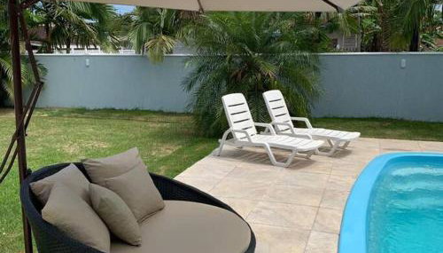 M&M House - Casa com Piscina e Ar Condicionado em Matinhos - Foto 2, Garden, sunbed, Garden view