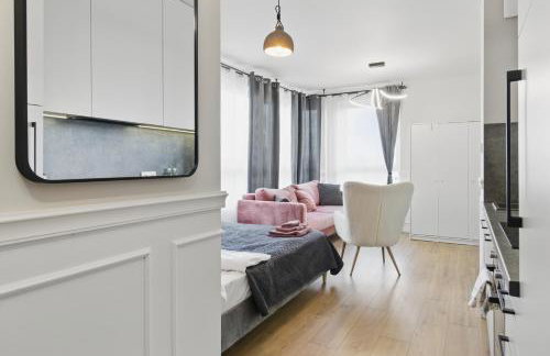 Stylowy apartament z balkonem i panoramą miasta - Foto 6