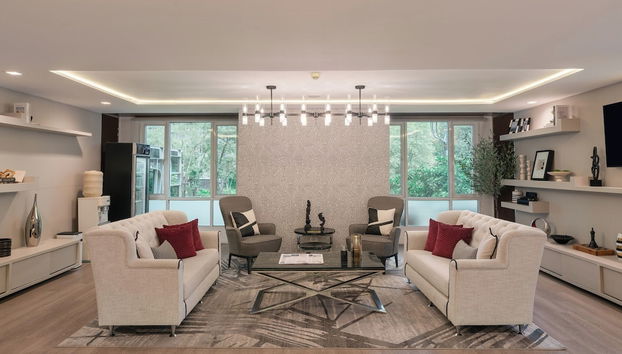 Zona de estar del vestíbulo