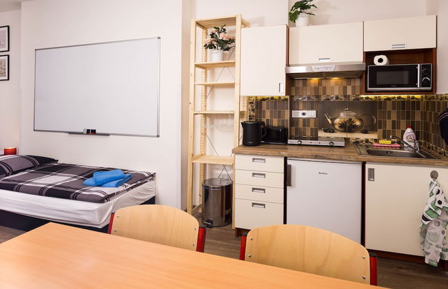 School Apartment by metro stop Vyšehrad - Foto 23