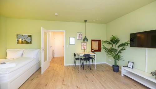 Ruhiges Apartment mit Stellplatz nahe Innenstadt & Main - Foto 5