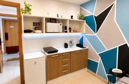 Apartamento completo e moderno com ar condicionado e piscina no centro do RIO - Foto 5
