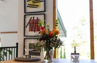 Ferienhaus hoch über dem Taubertal mit fantastischem Weitblick, Dachterrasse, 2000m2 großem Grundstück und Kamin - Foto 30